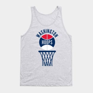 Retro Washington DC Hoops Red White & Blue Logo Tank Top